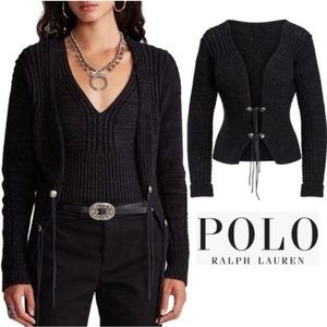 RALPH LAUREN cardigan sweater cotton Small